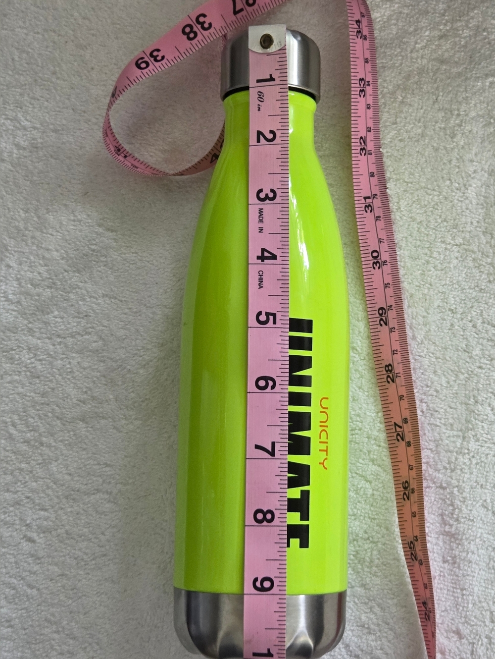 Unicity Unimate 17oz Vacuum- Insulated Stainless Steel Water Bottle Neon Lime - Picture 8 of 8